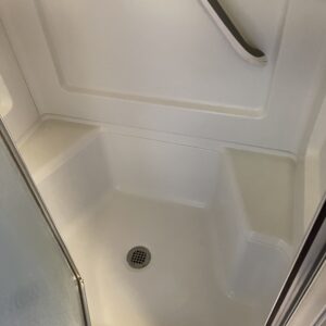 clean bathroom after professional cleaning in a residential home in Rockland MA