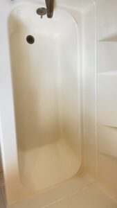 Spotless and shiny shower after professional deep cleaning in Whitman MA - Sirley Cleaning Services