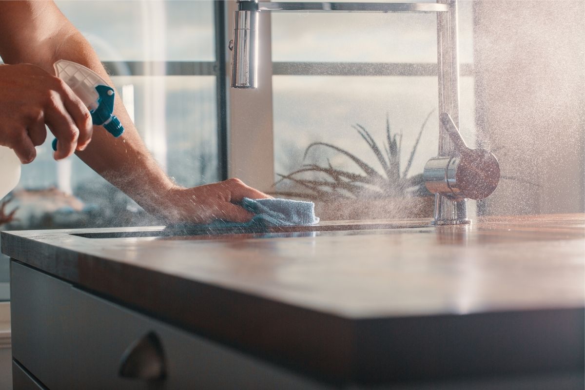 Deep cleaning service in Whitman MA by Sirley Cleaning Services team