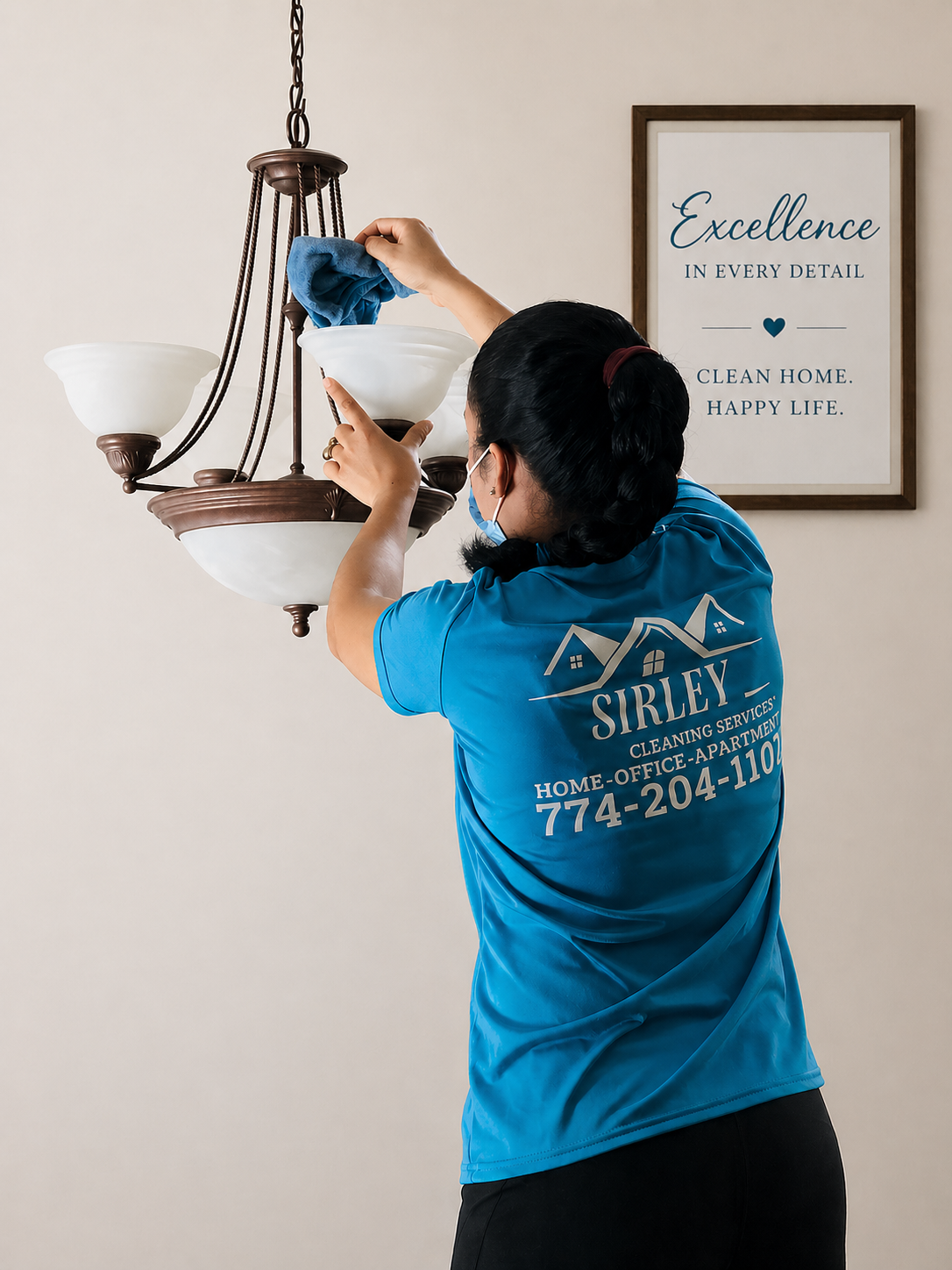 Sirley Cleaning Services team providing professional house cleaning in South Shore MA